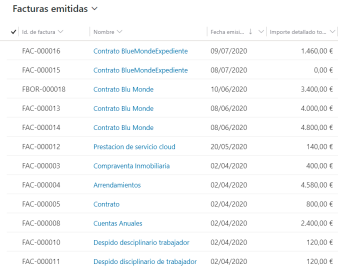 Portal de cliente software abogados facturas