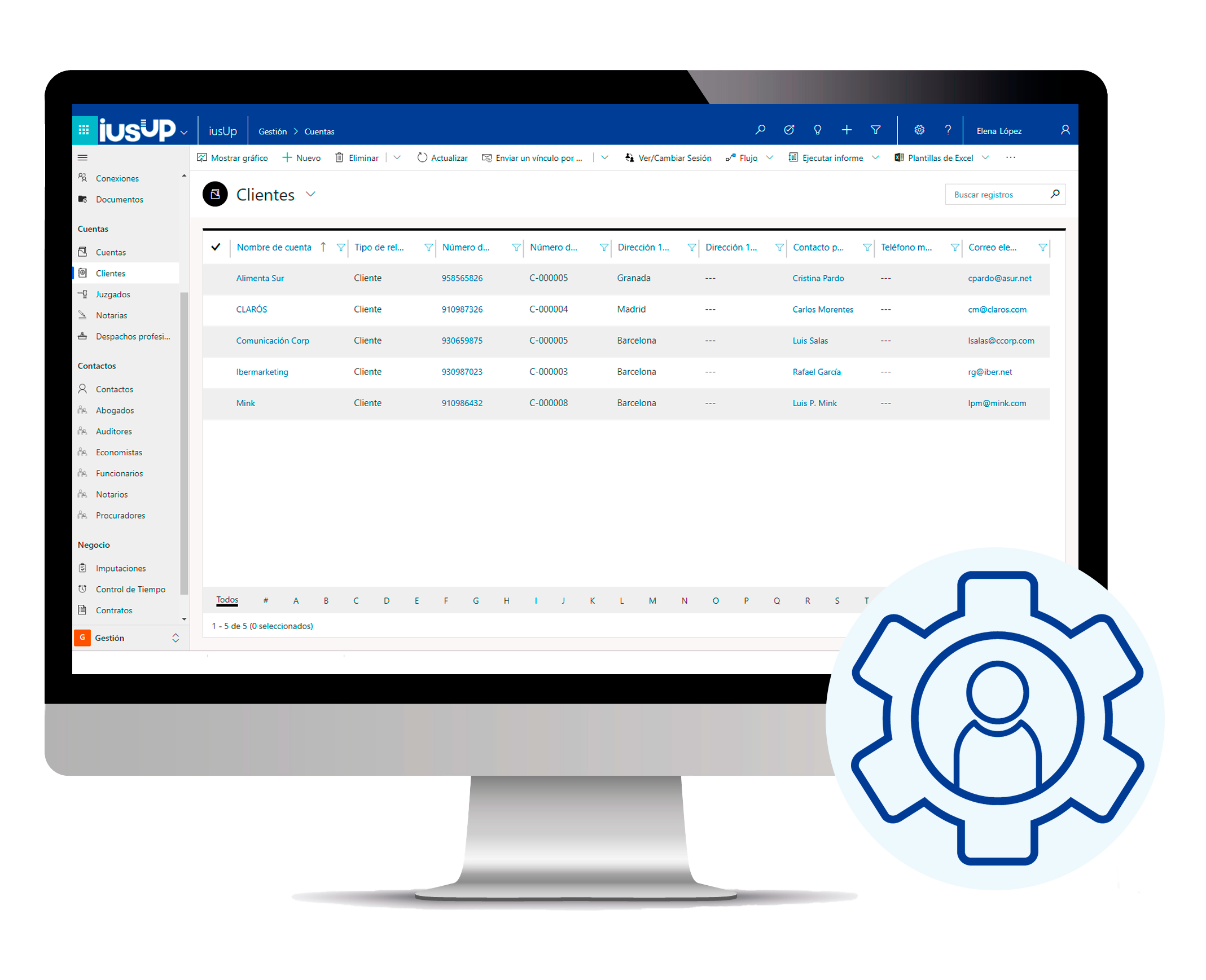 Software de gestión de clientes