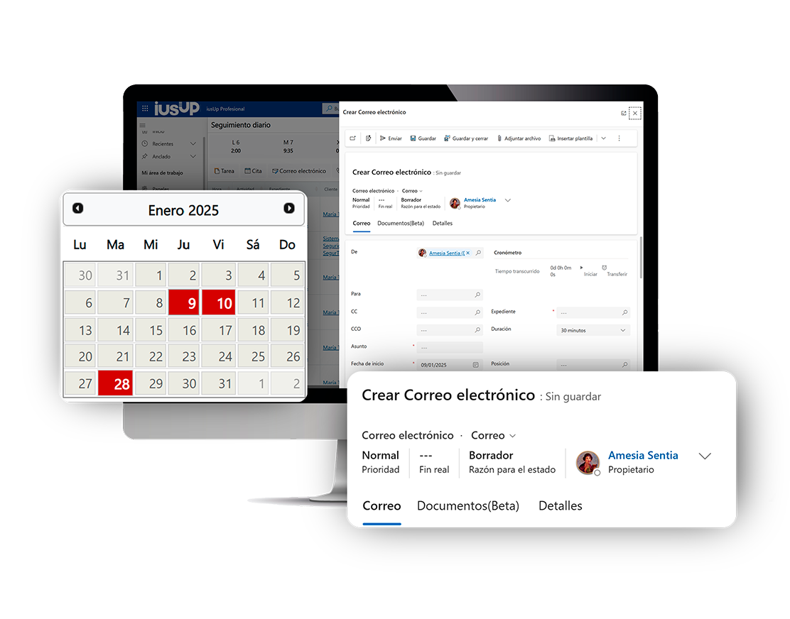 Control de actividades y minutación: Seguimiento Diario