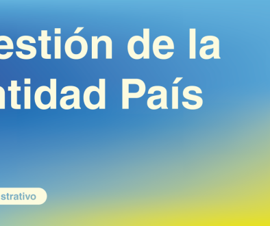 Gestión de la entidad País